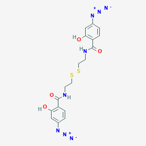 molecular formula C18H18N8O4S2 B175009 基于 CAS No. 199804-21-2