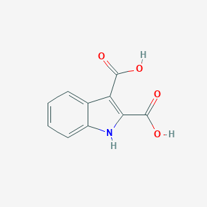 molecular formula C10H7NO4 B175010 1H-indole-2,3-dicarboxylic acid CAS No. 103030-09-7