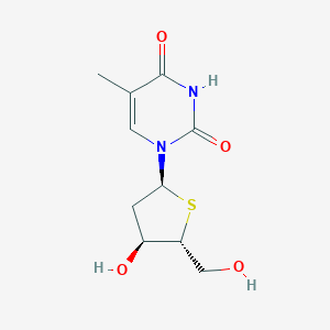 1-[(2S,4S,5R)-4-hydroxy-5-(hydroxymethyl)thiolan-2-yl]-5-methylpyrimidine-2,4-dione