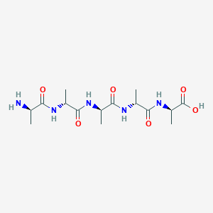 (2R)-2-[[(2R)-2-[[(2R)-2-[[(2R)-2-[[(2R)-2-aminopropanoyl]amino]propanoyl]amino]propanoyl]amino]propanoyl]amino]propanoic acid