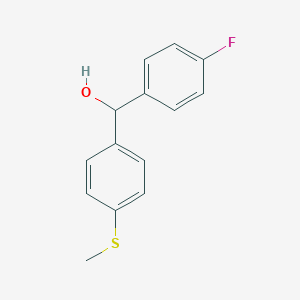 4-Fluoro-4'-(methylthio)benzhydrol