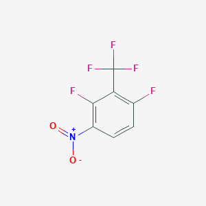 molecular formula C7H2F5NO2 B175025 1,3-Difluoro-4-nitro-2-(trifluoromethyl)benzene CAS No. 123973-36-4