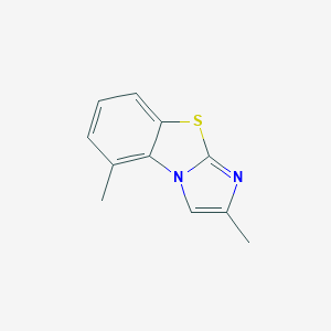 molecular formula C11H10N2S B175027 2,5-Dimethylimidazo[2,1-b]benzothiazole CAS No. 196195-69-4