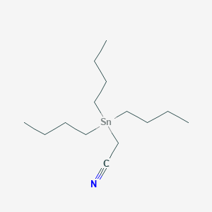 molecular formula C14H29NSn B175029 (Tributylstannyl)acetonitrile CAS No. 17729-59-8