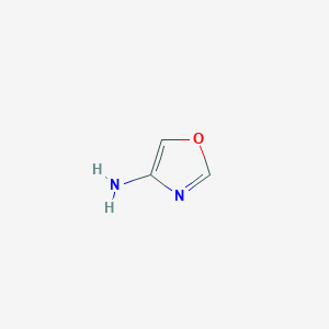 molecular formula C3H4N2O B175032 Oxazol-4-amine CAS No. 110926-01-7