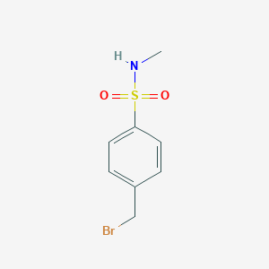 B175042 4-(Bromomethyl)-N-methylbenzenesulfonamide CAS No. 148459-00-1