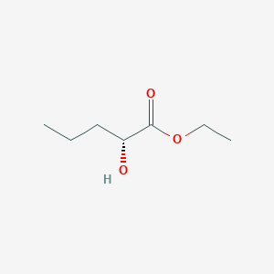 molecular formula C7H14O3 B175056 (R)-ethyl-2-hydroxypentanoate CAS No. 115626-59-0