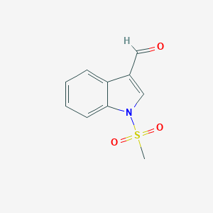 molecular formula C10H9NO3S B175080 1-Mesyl-1H-indole-3-carbaldehyde CAS No. 118481-30-4