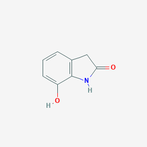 molecular formula C8H7NO2 B175083 7-Hydroxyindolin-2-one CAS No. 10238-74-1