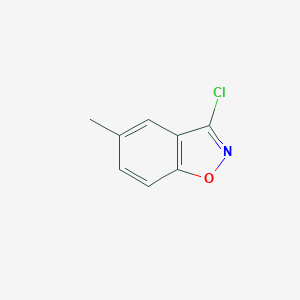 molecular formula C8H6ClNO B175095 3-Chloro-5-methylbenzo[d]isoxazole CAS No. 196708-35-7