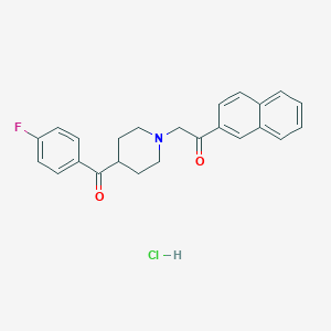 2-(4-(4-Fluorobenzoyl)piperidin-1-yl)-2'-acetonaphthone
