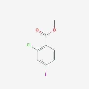 molecular formula C8H6ClIO2 B175114 Methyl 2-Chloro-4-iodobenzoate CAS No. 156573-32-9