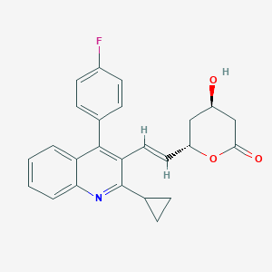 molecular formula C25H22FNO3 B175119 Pitavastatin Lactone CAS No. 141750-63-2
