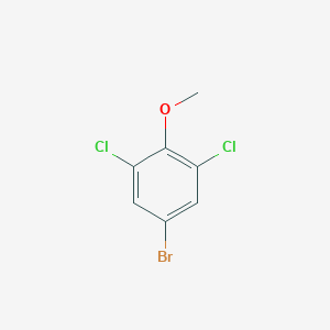 molecular formula C7H5BrCl2O B175122 4-Bromo-2,6-dichloroanisole CAS No. 19240-91-6