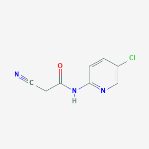 molecular formula C8H6ClN3O B175124 N-(5-chloropyridin-2-yl)-2-cyanoacetamide CAS No. 157141-56-5