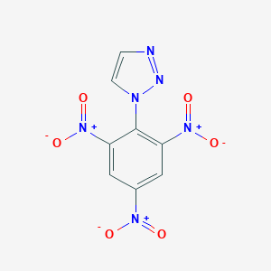 molecular formula C8H4N6O6 B175133 1-Picryl-1H-1,2,3-triazole CAS No. 18922-71-9