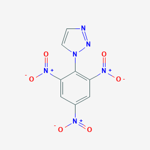 molecular formula C8H4N6O6 B175133 1-(2,4,6-Trinitrophenyl)-1,2,3-triazole CAS No. 18922-71-9