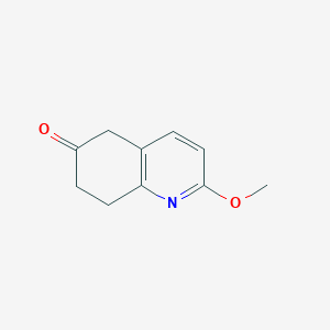 molecular formula C10H11NO2 B175147 2-Methoxy-7,8-dihydroquinolin-6(5H)-one CAS No. 120686-09-1