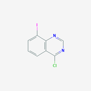 molecular formula C8H4ClIN2 B175156 4-氯-8-碘喹唑啉 CAS No. 125096-73-3