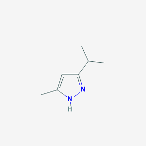 molecular formula C7H12N2 B175165 5-Isopropyl-3-methyl-1H-pyrazole CAS No. 132558-01-1