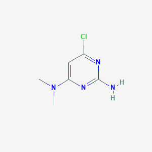 molecular formula C6H9ClN4 B175177 6-Chloro-n4,n4-dimethylpyrimidine-2,4-diamine CAS No. 1007-11-0