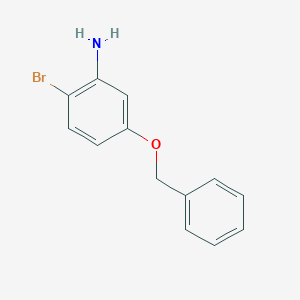 molecular formula C13H12BrNO B175192 5-(苄氧基)-2-溴苯胺 CAS No. 119879-90-2