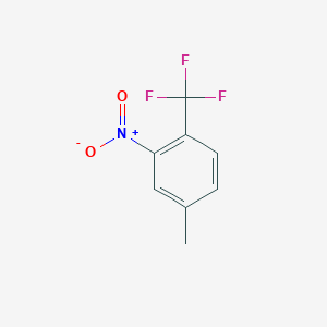 molecular formula C8H6F3NO2 B175221 4-Methyl-2-nitro-1-(trifluoromethyl)benzene CAS No. 154057-13-3