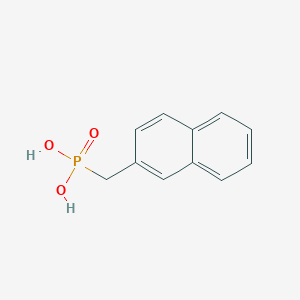 molecular formula C11H11O3P B175230 Phosphonic acid, (2-naphthalenylmethyl)- CAS No. 16672-84-7