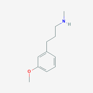 molecular formula C11H17NO B175231 3-Methoxy-N-methyl-benzenepropanamine CAS No. 108447-67-2