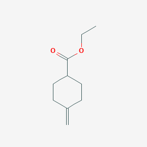 molecular formula C10H16O2 B175233 Ethyl 4-methylenecyclohexanecarboxylate CAS No. 145576-28-9