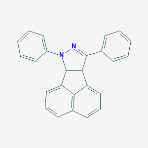 molecular formula C25H18N2 B175238 7,9-diphenyl-7,9a-dihydro-6bH-acenaphtho[1,2-c]pyrazole CAS No. 101475-12-1