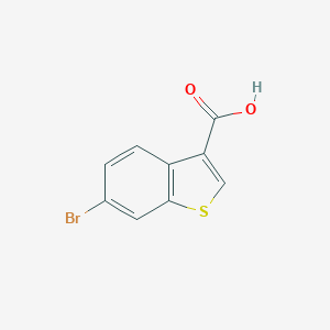 molecular formula C9H5BrO2S B175246 6-溴苯并[b]噻吩-3-羧酸 CAS No. 19075-61-7