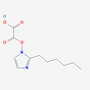 Oxalic acid, 2-hexyl-1-imidazolyl ester