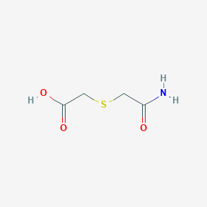 molecular formula C4H7NO3S B175270 [(2-Amino-2-oxoethyl)thio]acetic acid CAS No. 13330-87-5
