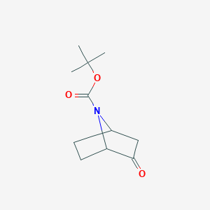 molecular formula C11H17NO3 B175271 tert-Butyl 2-oxo-7-azabicyclo[2.2.1]heptane-7-carboxylate CAS No. 152533-47-6