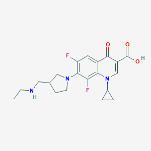 molecular formula C20H23F2N3O3 B175278 PD117588 CAS No. 116874-46-5