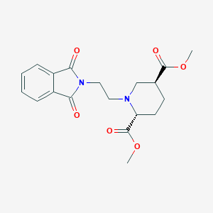 (2R,5S)-Dimethyl 1-(2-(1,3-dioxoisoindolin-2-yl)ethyl)piperidine-2,5-dicarboxylate