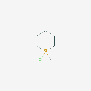 molecular formula C6H13ClSi B175306 1-Chloro-1-methylsilacyclohexane CAS No. 18148-37-3