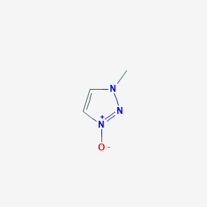 molecular formula C3H5N3O B175308 1-Methyl-1H-1,2,3-triazole 3-oxide CAS No. 116932-58-2