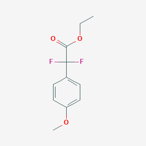 molecular formula C11H12F2O3 B175309 Ethyl 2,2-difluoro-2-(4-methoxyphenyl)acetate CAS No. 112545-98-9