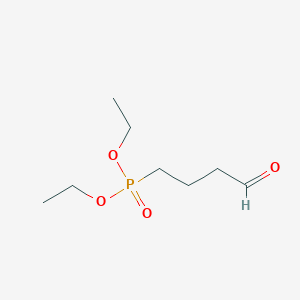 molecular formula C8H17O4P B175322 4-Diethoxyphosphorylbutanal CAS No. 158957-14-3