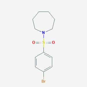 molecular formula C12H16BrNO2S B175325 1-(4-Bromophenyl)sulfonylazepane CAS No. 153439-48-6