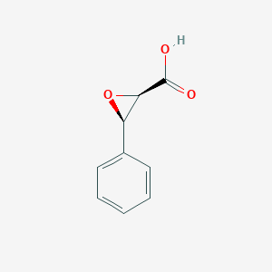 molecular formula C9H8O3 B175328 trans-3-Phenylglycidic acid CAS No. 1566-68-3