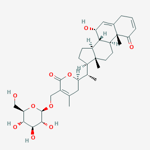 molecular formula C34H48O10 B175341 Daturataturin A CAS No. 133360-51-7