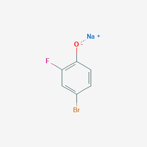 molecular formula C6H3BrFNaO B175343 Sodium 4-bromo-2-fluorophenolate CAS No. 154868-20-9