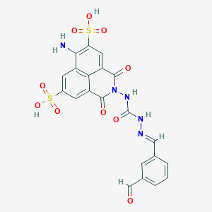 molecular formula C21H15N5O10S2 B175372 A2 CAS No. 131816-87-0