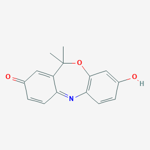 2-Hydroxy-11,11-dimethyldibenz[b,e][1,4]oxazepin-8(11H)-one