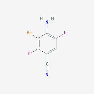 4-Amino-3-bromo-2,5-difluorobenzonitrile