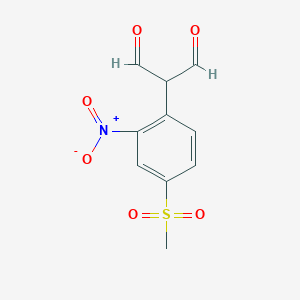 molecular formula C10H9NO6S B175399 2-(4-Methylsulfonyl-2-nitrophenyl)malondialdehyde CAS No. 197251-71-1