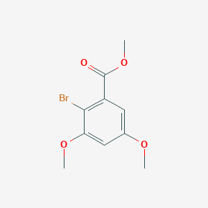 molecular formula C10H11BrO4 B175407 2-溴-3,5-二甲氧基苯甲酸甲酯 CAS No. 19491-18-0